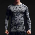 Camouflage Long-sleeve Sports T-shirt