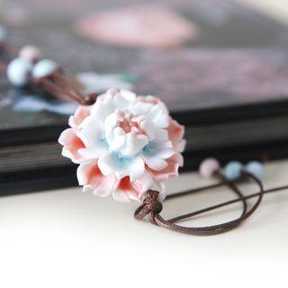 Ceramic Flower Necklace