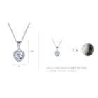 925 Silver Swarovski Elements Crystal Heart Necklace
