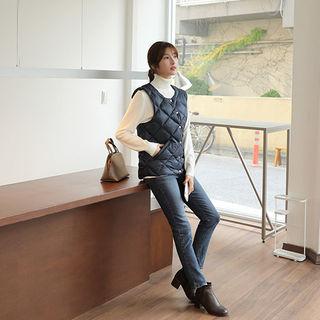 Duck-down Quilted Vest
