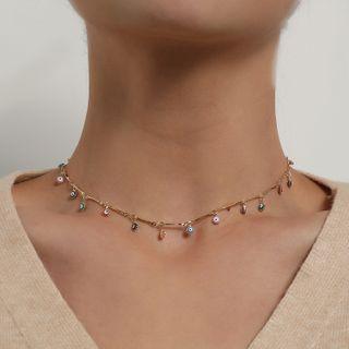 Evil Eye Alloy Choker