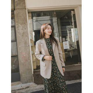 Peaked-lapel Tailored Jacket