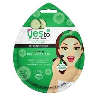 Yes To - Yes To Cucumbers: Calming Peel-off Mask (single Pack) 1 Single Use Mask (0.33 Fl Oz / 10ml)