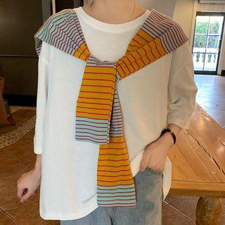 Set: 3/4-sleeve T-shirt + Scarf