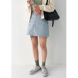 Pigment A-line Miniskirt
