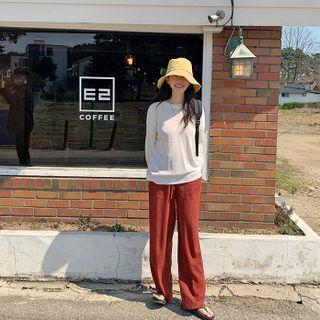 Loose Linen Blend Sweater