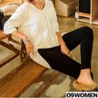 Tall Size Scoop-neck Short-sleeve T-shirt