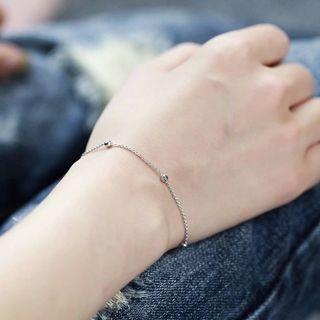 Sterling Sliver Beaded Bracelet