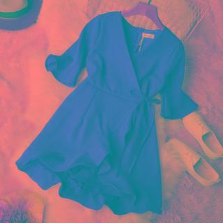 V-neck Side Tie Romper