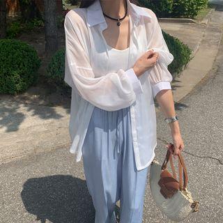 See-through Oversize Shirt