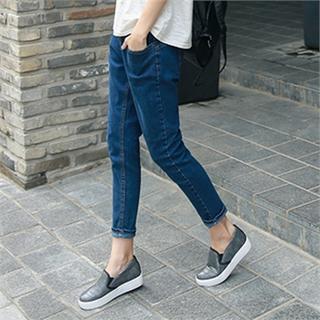 Drawstring-waist Baggy-fit Jeans