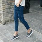 Drawstring-waist Baggy-fit Jeans