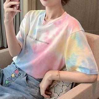 Dye Print Short-sleeve T-shirt