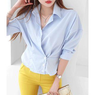 Stripe Wrap Shirt