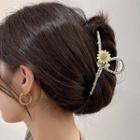 Sunflower Alloy Hair Clamp Gold - One Size
