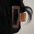 Resin Hair Clamp 2370a - Brown - One Size
