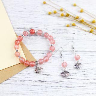 Bead Drop Earring / Bracelet / Set