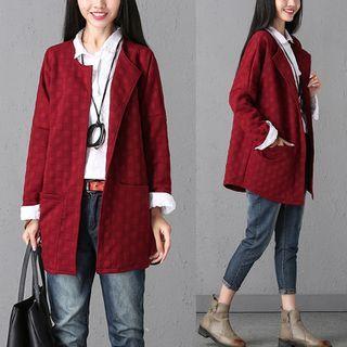 Dotted Blazer Dots - Wine Red - One Size