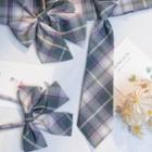 Plaid Necktie / Bowtie