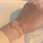 Rhinestone Bracelet / Bead Bracelet