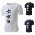 Short-sleeve Star Printed T-shirt