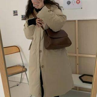 Single-breasted Padded Midi Coat