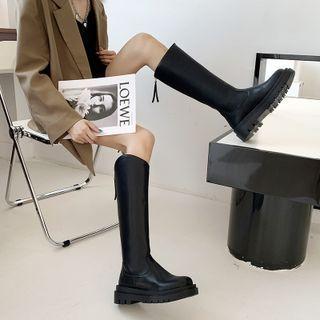 Platform Long Boots
