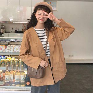 Plain Pocketed Blazer
