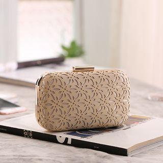 Perforated Crossbody Bag Almond - One Size