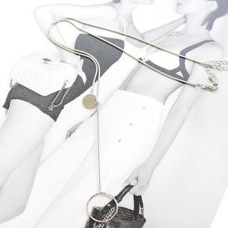 Ring-pendant Lariat Necklace