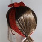 Knot Headband Wine Red - One Size