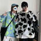 Couple Matching Cow Print Sweater