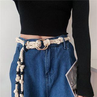 Cord Belt Off-white - One Size