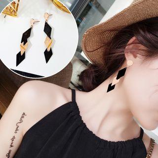 Rhombus Dangle Earring As Shown In Figure - One Size