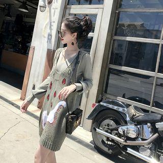 Sequin Knit Vest