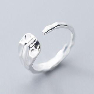 Asymmetric Open Ring S925 Silver - Ring - One Size