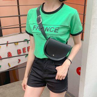 France Printed Ringer T-shirt