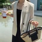 Double-button Summer Blazer