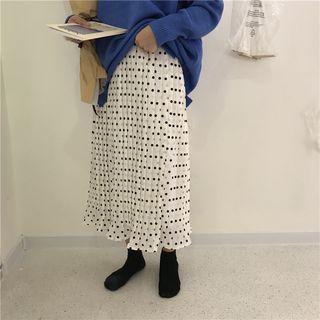 Chiffon Midi Pleated Skirt