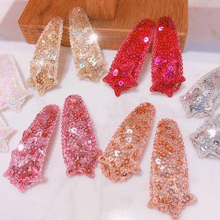 Sequined Star Hair Clip