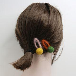 Pompom Drop Hair-clip