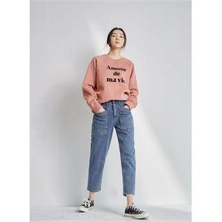 Big Pocket-front Napped Jeans
