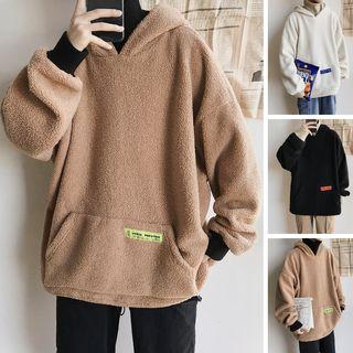 Front Pocket Fleece Hooded Sweatshirt