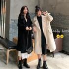 Loose-fit Drawstring Waist Coat