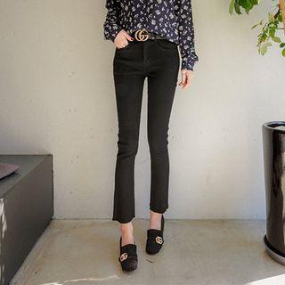 Medium-rise Boot-cut Pants