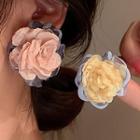 Rose Fabric Earring