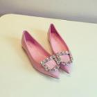 Jeweled Pointy Flats