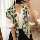Triangle Neck Scarf Green - One Size