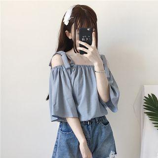 Cold-shoulder Top