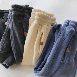 Corduroy Straight-leg Jogger Sweatpants